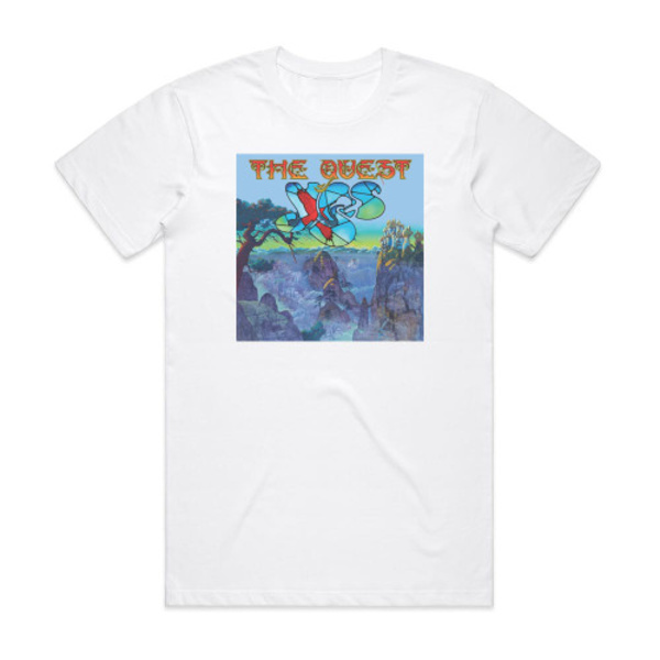 Yes The Quest -albumin kansikuva T-paita Valkoinen XXXL