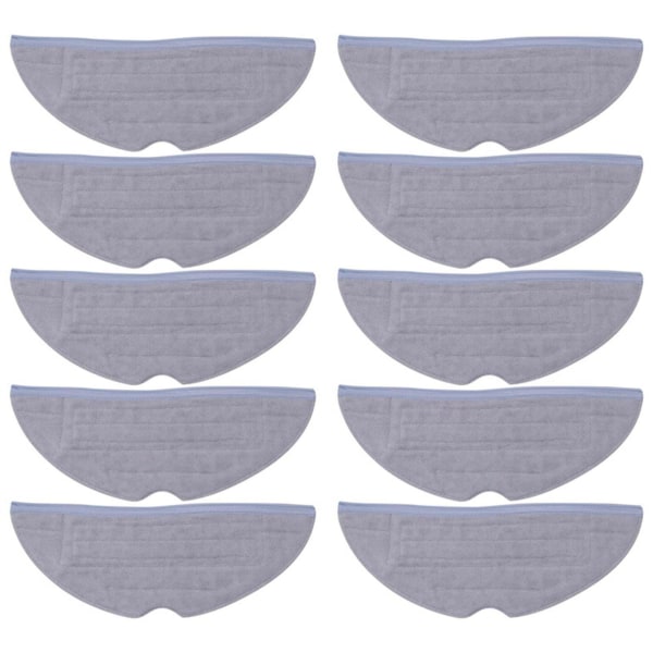 10 stk Moppklut Puterstatning for S7 T7s T7 Plus Støvsugerdeler Mikrofiber Myk Puter