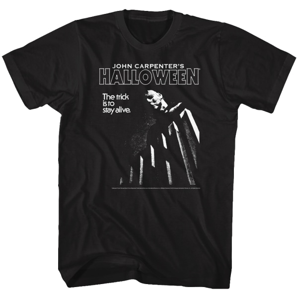 Svart och vit Halloween T-shirt XXXL