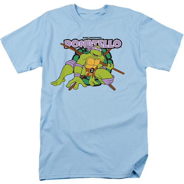 Donatello Does Machines Teini-Mutant-Ninja-Kilpikonnat T-paita M