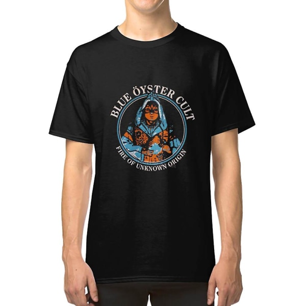 Blå Oyster Cult Band Rock Blå T-shirt M