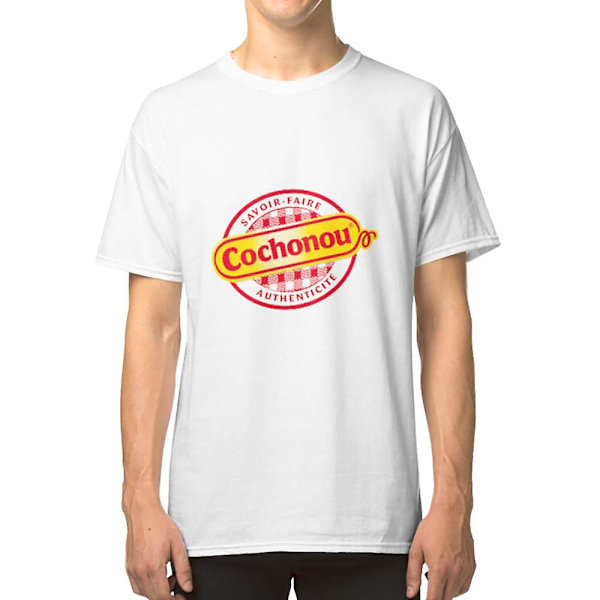 Cochonou logotyp T-shirt Bob Billigt Fransk Grill BBQ Sommar 2020 Korv Paris T-shirt XXXL