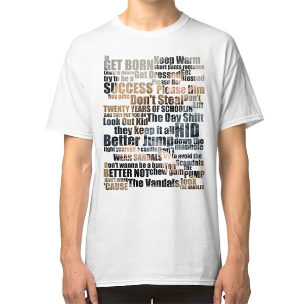 Subterranean Homesick Blues (Fototext) T-shirt XL