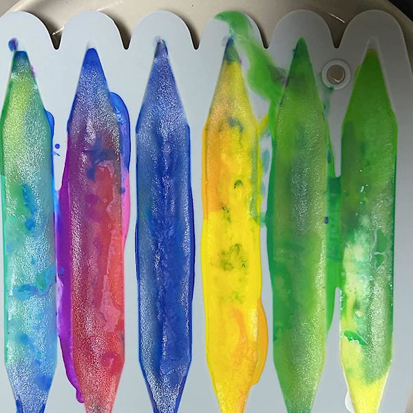Kridt Genbrugsforme 2 Pak, 3D Kridt Silikonforme, Ovn, Ren Silikon, Holdbare og Genanvendelige Kridt