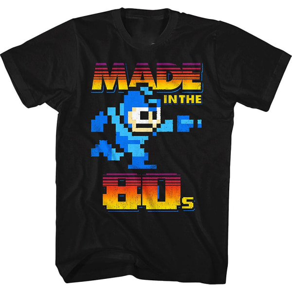 Made in the 80s Mega Man T-skjorte M