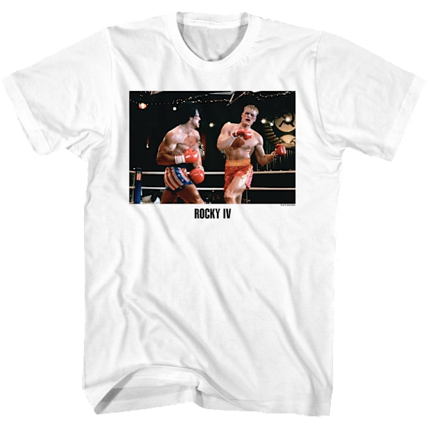 Fighting Drago Foto Rocky IV T-shirt XXXL
