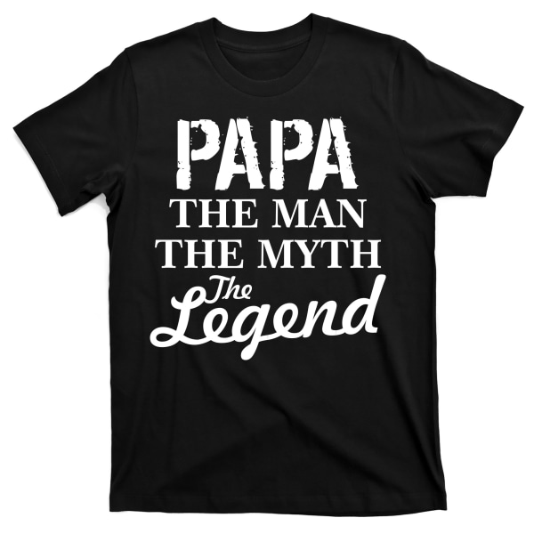 Papa The Man Myth Legend T-shirt XXL