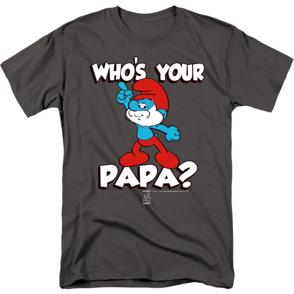 Vem är din pappa? Smurfar T-shirt L