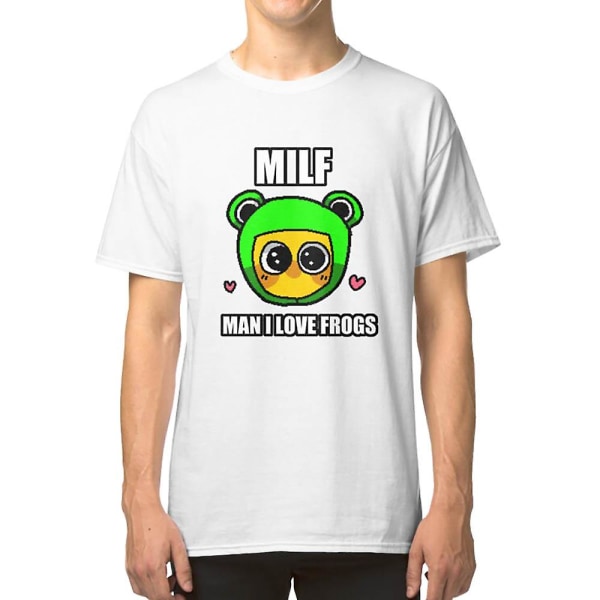 Förbannad Man Jag Älskar Grodor T-shirt S