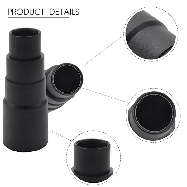 3 stk Vakuumstøvsuger Slange Universal Adapter 32mm 35mm Rengjøringsadapter Børstesugerhode Kobling