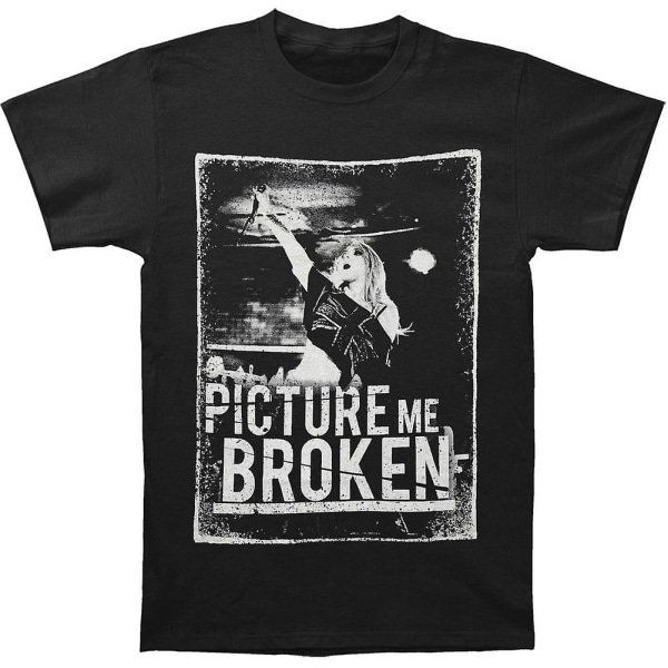 Picture Me Broken Front Kvinne T-skjorte XXXL