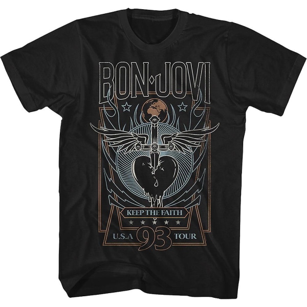 Keep The Faith Tour Bon Jovi T-shirt L