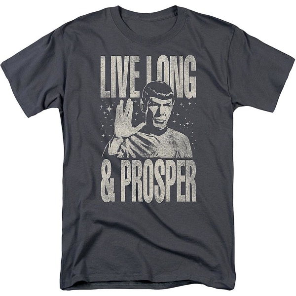 Lev länge och blomstra Star Trek T-shirt XL