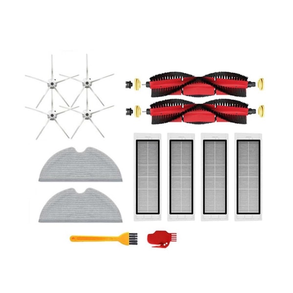 For S5 S6 Max Pure E4 E5 T6 T4 Hepa Filter Støvsuger Tilbehør Hovedsidebørste Mopp Klut Spa