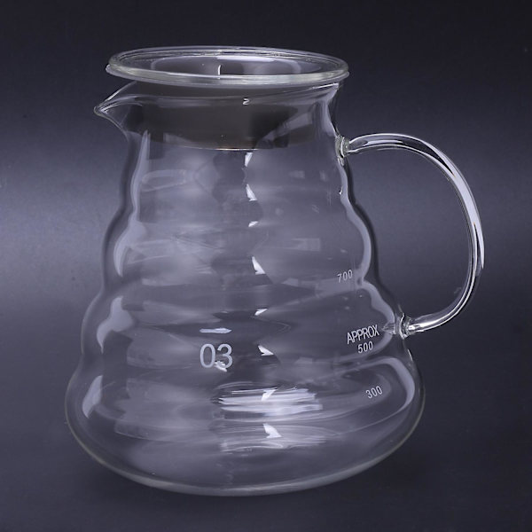V60 Häll-i-glas-kaffebryggare Perkolator Transparent 800ml