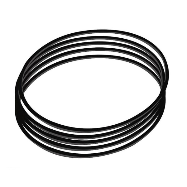 5-pakks erstatningsmotorbelter for Ecovacs Deebot De55, De53, Dn520, Dn55, T5 robotstøvsuger