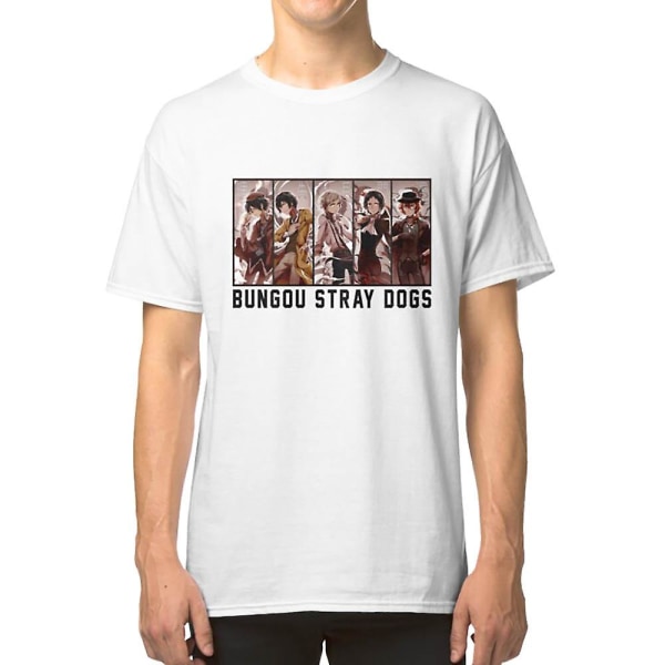 Bungou Stray Dogs Anime T-skjorte M