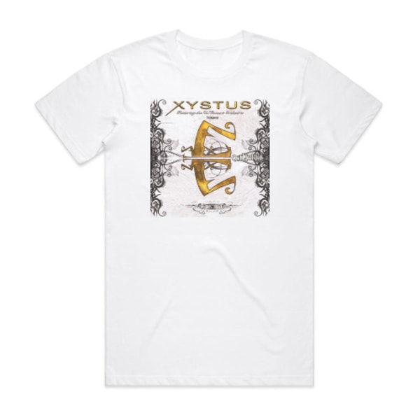 Xystus Equilibrio Album Cover T-Shirt Vit L