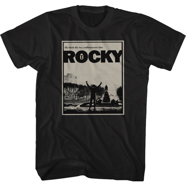 His Whole Life Was A Million To One Shot Rocky T-shirt XXXL