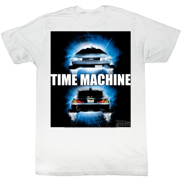 DeLorean Tidsmaskine Tilbage Til Fremtiden T-shirt M