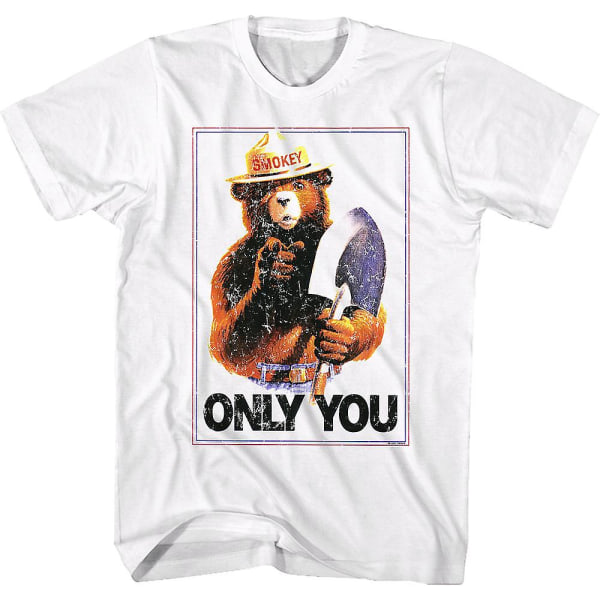 Kun Dig Smokey Bear T-shirt XXL