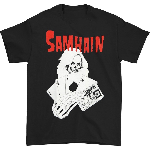 Samhain Death Cards Vanlig T-shirt för män L