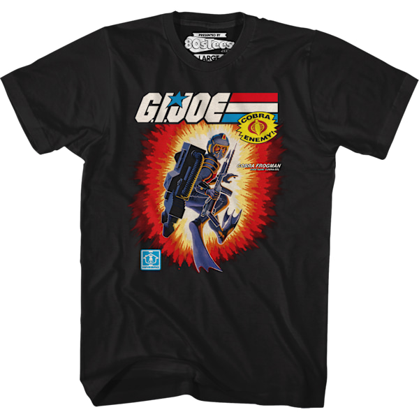 Box Art Cobra Frogman GI Joe T-shirt M