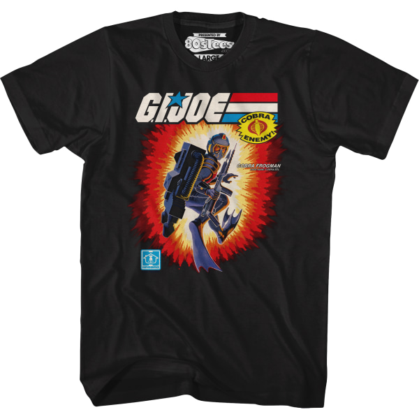 Box Art Cobra Frogman GI Joe T-shirt S