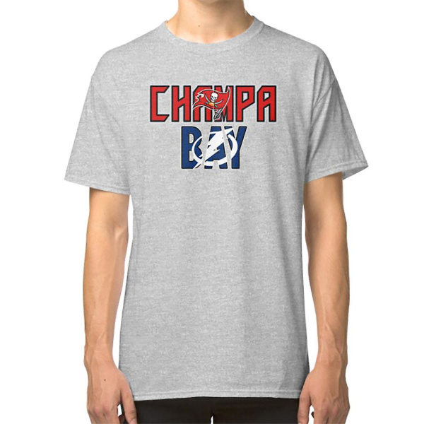 Champa bay tampa bay champions T-shirt grey L