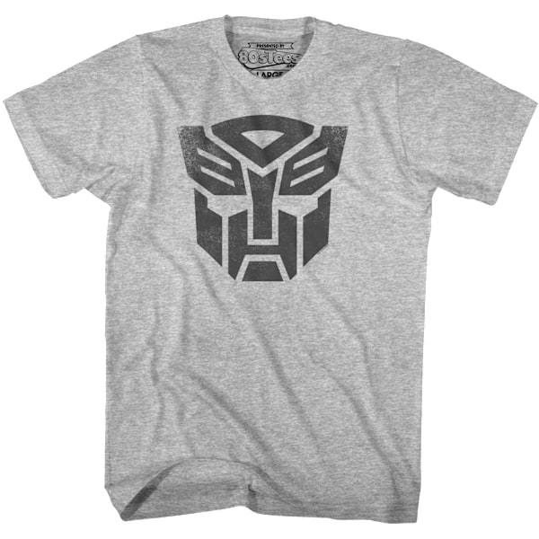 Distressed Autobots Logo Transformers T-skjorte L