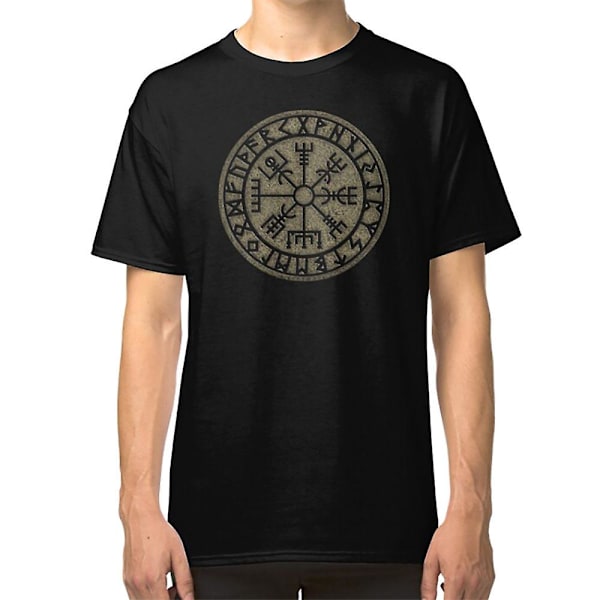Vegvisir, vikingkompass, nordisk, symbol, skydd, nordisk, vikingar T-shirt M