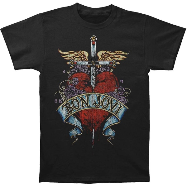 Bon Jovi Heart T-shirt XL