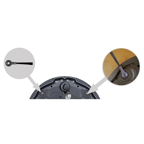 6 stk Robot Sidebørste Iq R101ae (rv1001ae), Iq R101 (rv1001) Rv1000 Ur1005ae