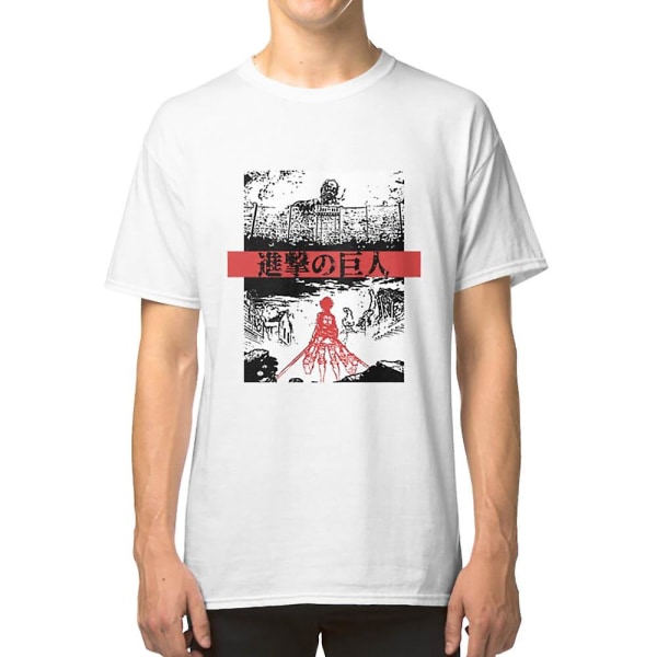 Attack on Titan säsong 1 T-shirt med affischdesign L