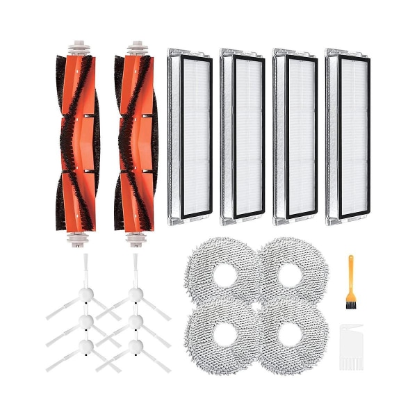 Tilbehørsett for L10s Ultra S10 S10 Pro S20 S20 Pro for Omni X10+ robotstøvsuger