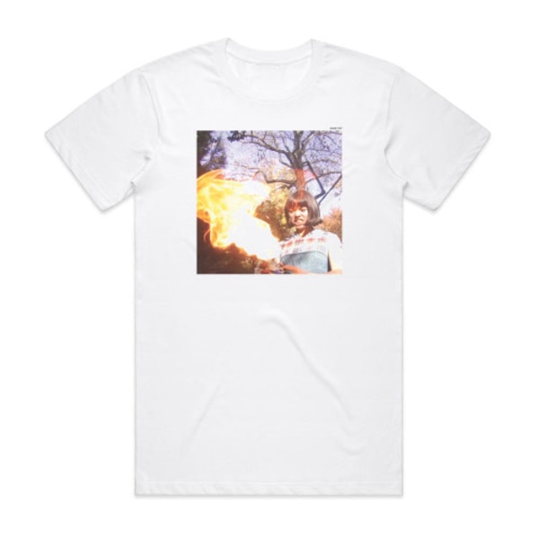 Zach Hill Face Tat Album Cover T-Shirt Hvid XL