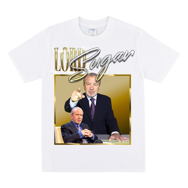 LORD SUGAR Hyllest T-skjorte White S