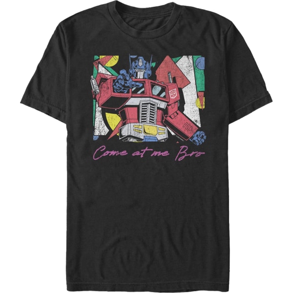 Optimus Prime Come At Me Bro Transformers T-shirt L