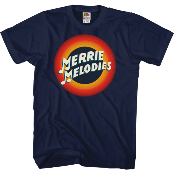 Merry Melodies Logo Looney Tunes T-skjorte L