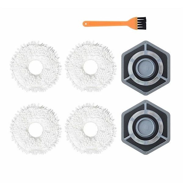 7-pack tillbehör till Deebot N9+ mopprobotdammsugare - Moppduk, mopphållare, reservdelar