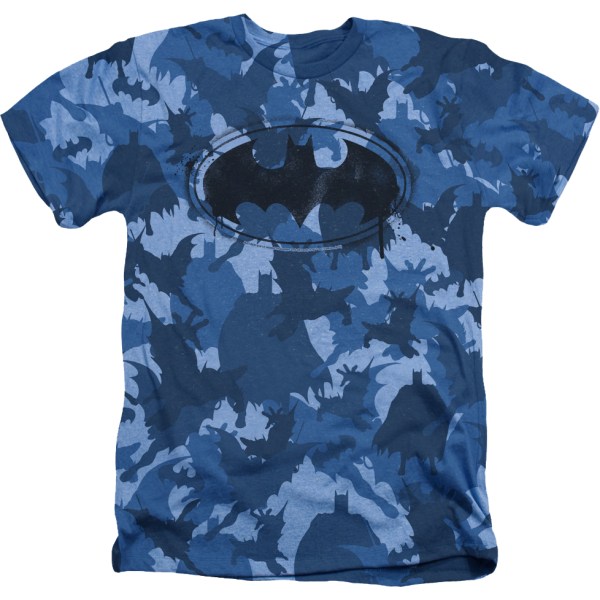 Blå Camo Batman T-shirt Ny S