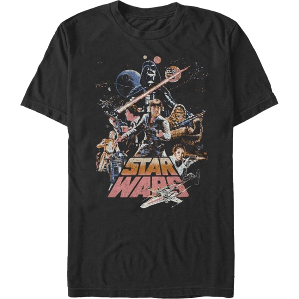 Collageaffisch Star Wars T-shirt L