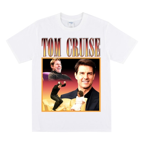 TOM CRUISE Hyllest T-skjorte White L