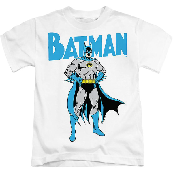 Ungdoms heroisk pose Batman-skjorta XXL
