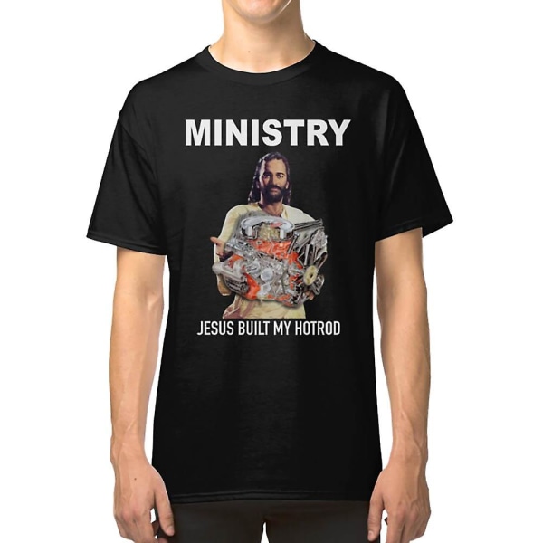 Jesus Built My Hotrod T-shirt L