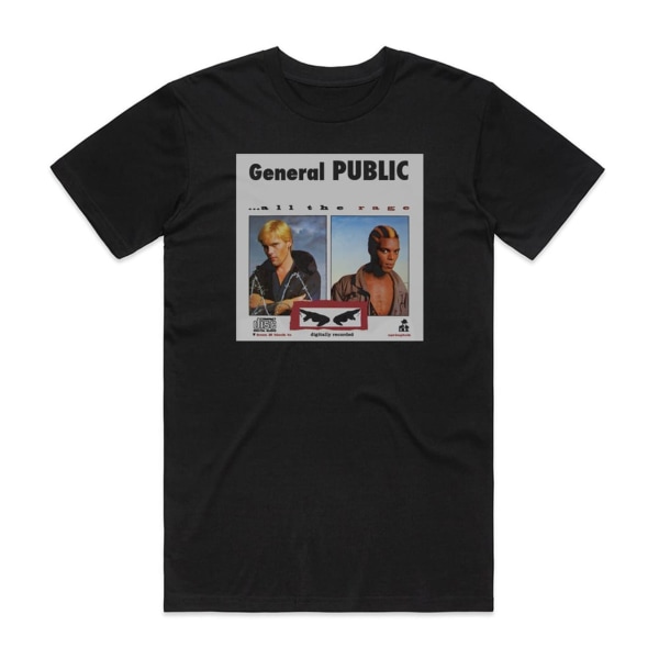 General Public All The Rage Album Cover T-Shirt Sort L