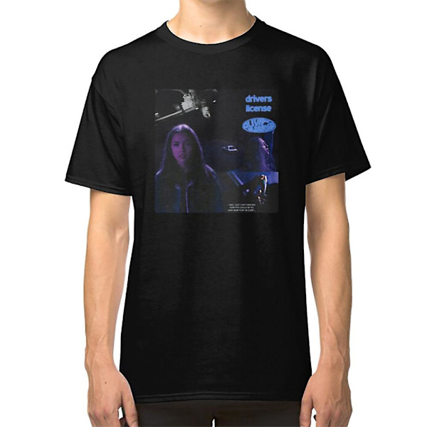 Olivia Rodrigo Drivers License (so blue edition) T-paita M