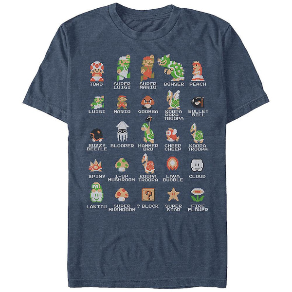 Super Mario Bros. Cast T-shirt S