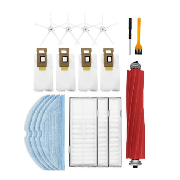 Reservedeler for S7 T7s T7s Plus G10 - HEPA-filter, moppklut, støvoppsamling, søppelpose