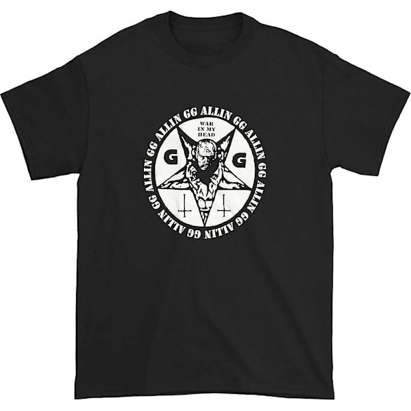 GG Allin War In My Head T-paita XXL